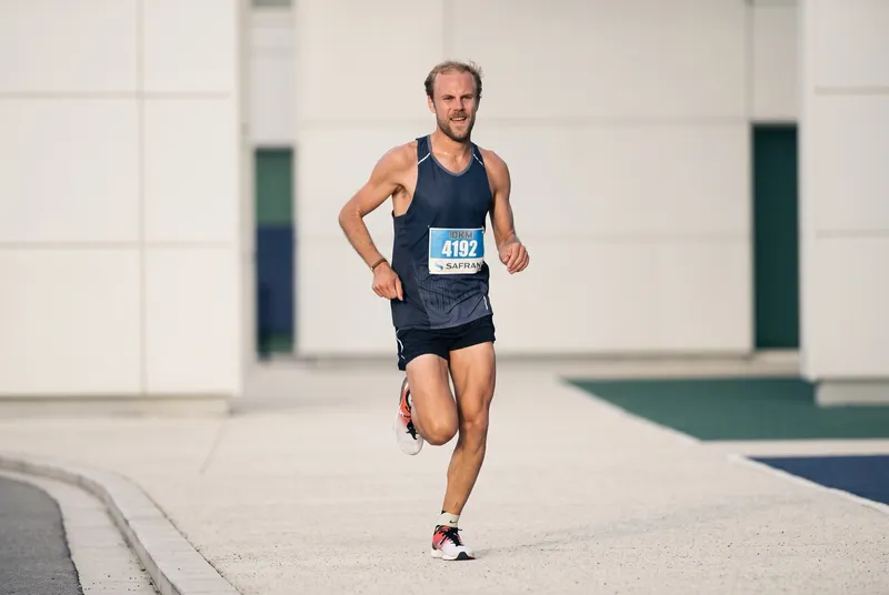 Romain en course